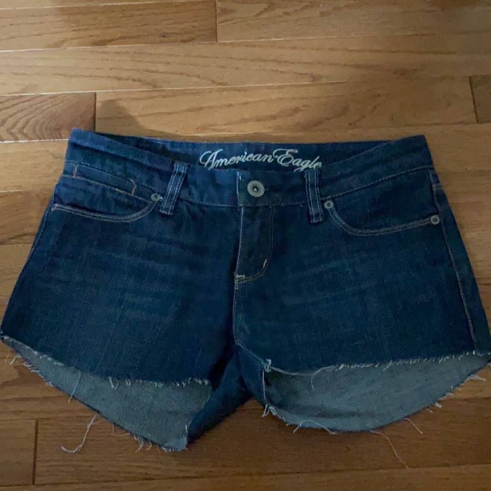American Eagle denim shorts — size 0